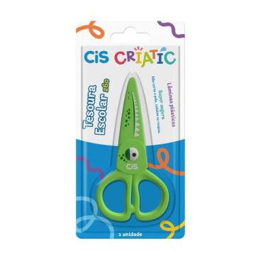 Imagem de Tesoura Escolar Ponta Redonda Cis Criatic KS260 Para crianças A Escolh
