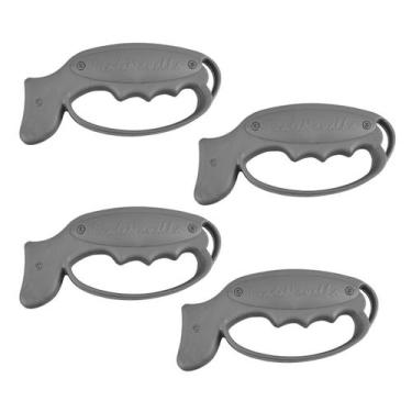 Imagem de Kit 4 Amolador Afiador De Facas Canivetes Fio De Navalha