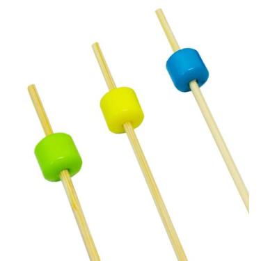 Imagem de Palitos Bambu P/ Petisco Silver Plastic 20un Ha 019