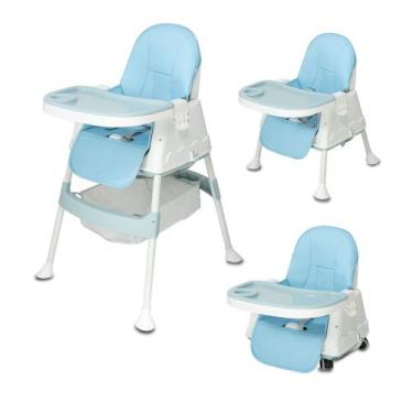 Imagem de Cadeira de Refeição Infantil Alta Bebe Mutifuncional 3 em 1 Multmaxx, 