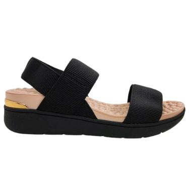 Imagem de Sandália Feminina Casual Dia a Dia Passeio Trabalho Ultra Conforto Palmilha Massageador...