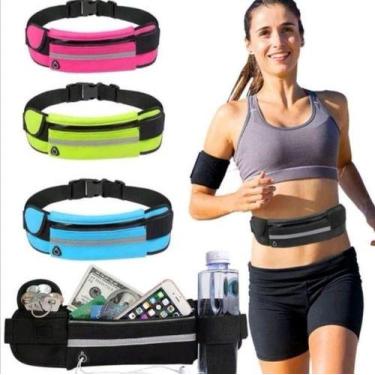 Imagem de Pochete Esportiva Garrafa Slim Impermeável Porta Celular - Tem Tudo On