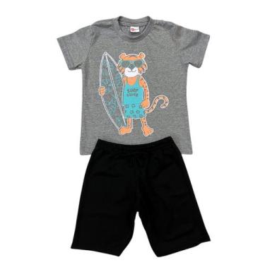 Imagem de Conjunto Menino Infantil Léo - Usedino Ref.40028 Var.01, 10, Mescla