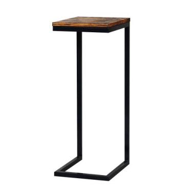 Imagem de Mesa Lateral Industrial Imbuia - Laumar