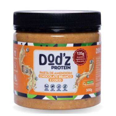 Imagem de Dod'z! Pasta de Amendoim Proteica com Chocolate Branco e Coco  500g