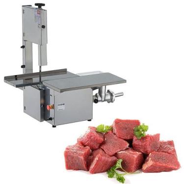Imagem de Serra Fita Com Mesa Móvel e Moedor BC 8 Bivolt Inox - Malta