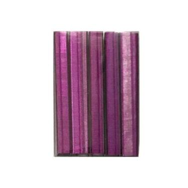 Imagem de Grampo Colorido 26/6 Galvanizado 1000 Unidades BRW  Unidade/Kit, ROXO