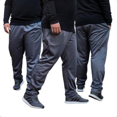 Imagem de Kit 3 Calças Plus Size Masculina Esporte Cintura com Elástico 108 - KS