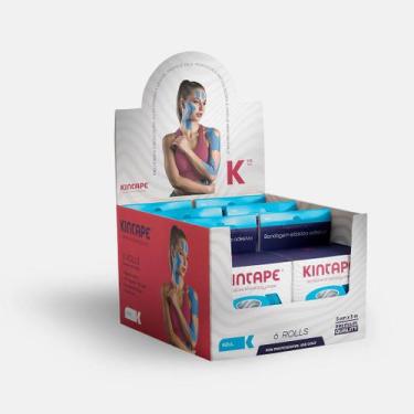Imagem de Kintape Sensitive Taping Box 6 Rolos - Basic Azul - Kintape