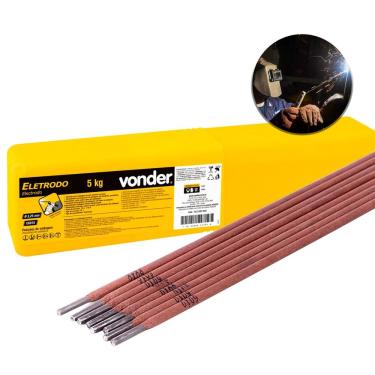 Imagem de Eletrodo Para Solda Elétrica E6010 Com 3,25 mm 5Kg Vonder