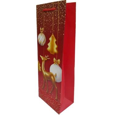 Imagem de Sacola/Embalagem para Presente 36x12x8cm Natal 3 - Quanhe