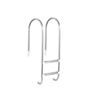 Imagem de Escada para Piscina Marinheiro 1 1/2" em Aço Inox 2 Degraus Anatômicos