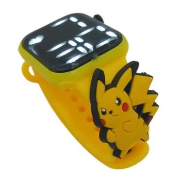 Imagem de Relógio DIGITAL Infantil Resistente à Água_Pikachu_Amarelo - SMACTUDO