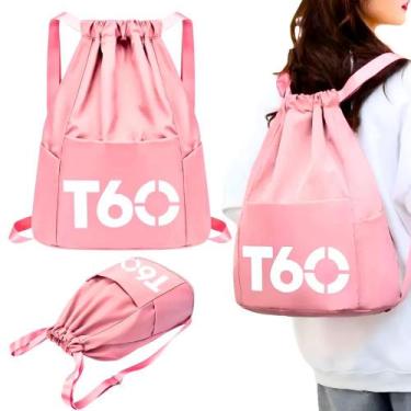 Imagem de Bolsa Academia Sacola Mochila Treino Impermeável  - KAEKA, Rosa