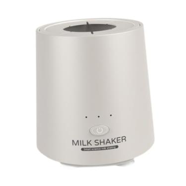 Imagem de menolana Agitador de garrafa inteligente, liquidificador elétrico, rotação de 360 ​​graus, silencioso, máquina agitadora de garrafa elétrica, Cinza