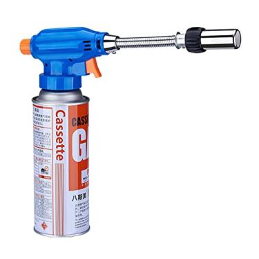 Imagem de Tocha de soldagem de metal com chama a gás, ferramenta portátil, queimador a gás, lança-chamas com mangueira ajustável, equipamento de soldagem a gás, kit de tocha