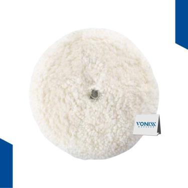 Imagem de Boina de lã natural dupla face 8" - corte médio vonixx
