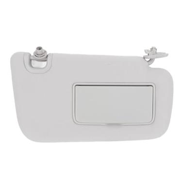 Imagem de Viseira Solar do Lado Esquerdo do Motorista para Sentra 2013 a 2019, Guarda-sol ABS Com Substituição Cinza Espelhada para Sentra 2013 a 2019 Bloco de Luz Solar Intensa Atualize