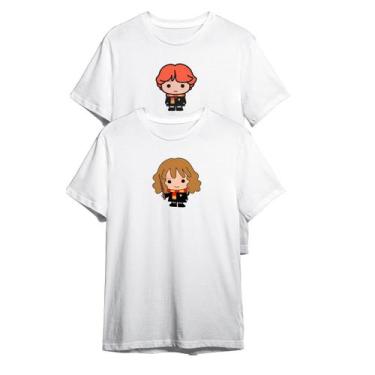 Imagem de Kit Camiseta Harry Potter Hermione e Weasley Doodle - Abstract Geek, G