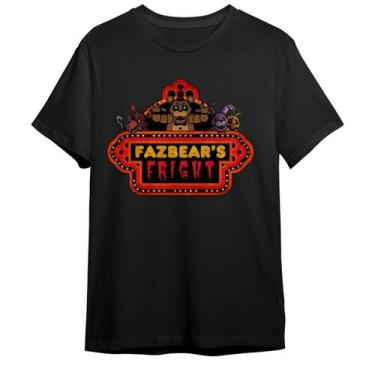 Imagem de Camiseta Fnaf Fazbear's Fright Animatronics Horror Filme  - Abstract G