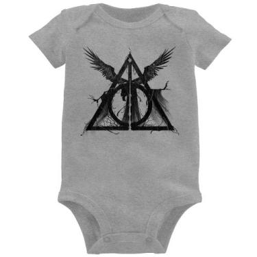 Imagem de Body Bebê The Tale of the Three Brothers - Foca na Moda, Cinza, G