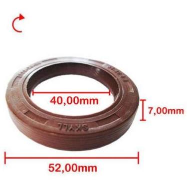 Imagem de Retentor dianteiro do virabrequim Renault Captur 2017 a 2023 - BASTOS