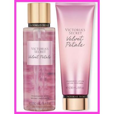 Imagem de Kit Victorias Secret Velvet Petals Body Splash e Creme Hidratante  Ori