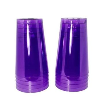 Imagem de Copo Acrílico Resistente 300ml Lilás Translúcido - 10 unid - Sertplast