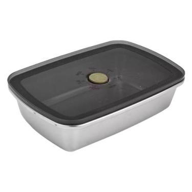 Imagem de Pote Hermético Vasilha Retangular Alimentos Com Tampa 650ml - UnyHome