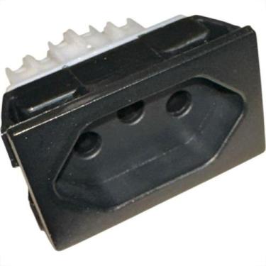 Imagem de Tomada De Painel Garra Plastica Com Borne Steck 20A. Vermelha - S8623