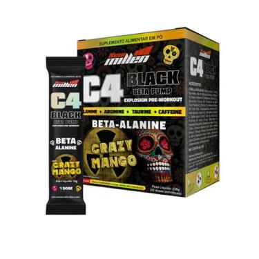 Imagem de C4 Black Beta Pump Cx C/22 Sachês - New Millen, Crazy Mango
