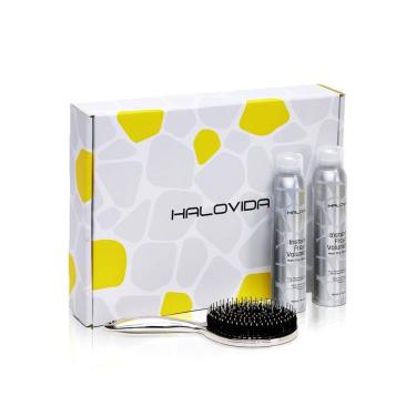 Imagem de Brush + Shampoo seco HALOVIDA Instant AntiStatic Hollow