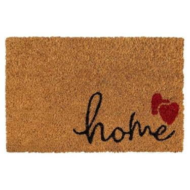 Imagem de Edantex, Capacho Fibra de Coco Sergipe 02 Bege-Preto 0,30X0,45M