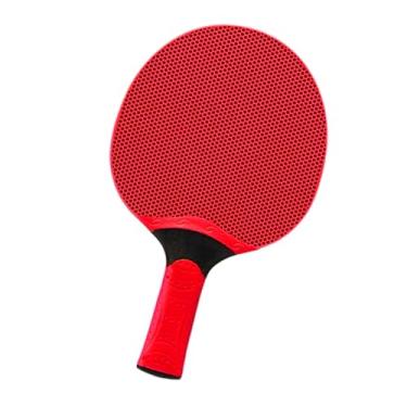 Imagem de Colaxi Tênis de tênis de tênis iniciantes na pingpong de pingpong com mesa confortável de tênis de tênis silicone para a prática interna ao ar livre, Vermelho