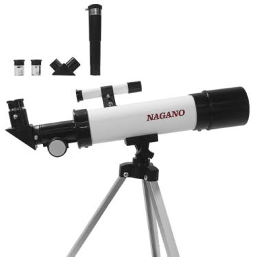 Imagem de Telescópio Astronômico Terrestre Refrator Luneta 360x50mm - 90x