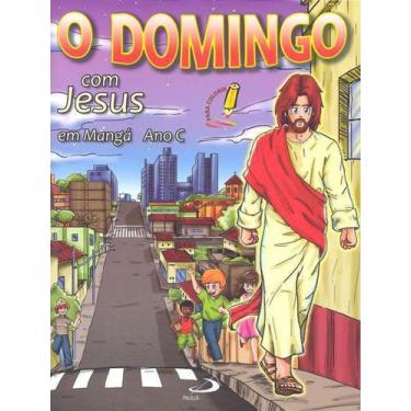 Imagem de O Domingo com Jesus ANO C - (Em mangá para colorir) - Paulus
