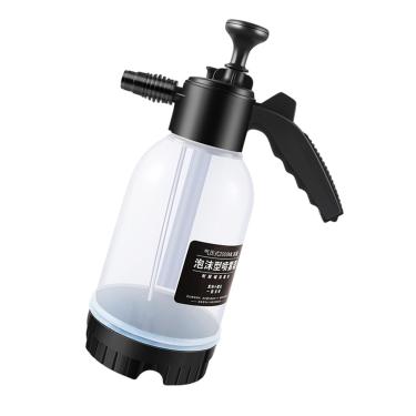Imagem de IEUDNS Pulverizador de espuma de carros Ferramenta de lavagem de carro Durabilidade Multifuncional 2L Pulverizador manual de espuma para gramado para o, Transparente