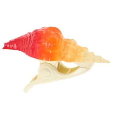 Imagem de DEARMAMY Clipes de toalha de praia, conchas clipes de toalha para cadeiras de praia de plástico de 12 cm clipes de suporte de toalha à prova de vento com aderência forte pinos de roupas