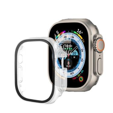Imagem de capa bumper rigido com vidro embutido aple watch ultra 49mm - TECH KIN