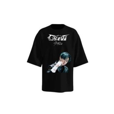 Imagem de Stray Kids Giant Camisa Unissex Estampada Oversized - loja dinka, p, p