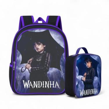 Imagem de Mochila Infantil Escola Menina + Lancheira Bolsa Térmica Feminina - Pi