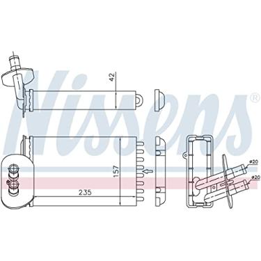 Imagem de Nissen Trocador de calor S 73977, aquecimento interno