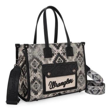 Imagem de Sacola Montana West Wrangler Aztec Canvas para mulheres