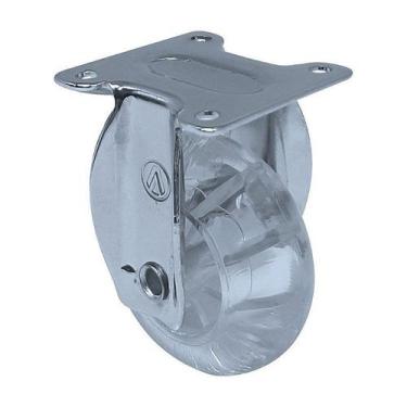 Imagem de Rodízio roda fixo gel silicone 2 polegadas 50 mm móveis - AJAX