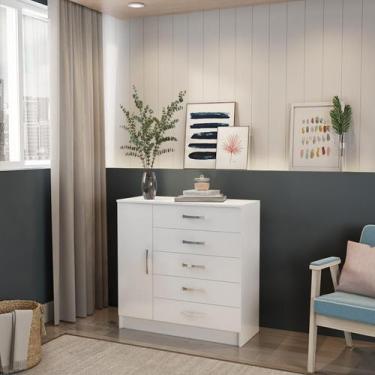 Imagem de Cômoda com Sapateira Urano Branca - Mobly