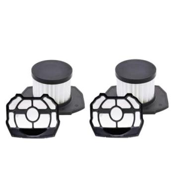 Imagem de Pacote com 2 filtros de substituição para aspirador de pó Ryobi 18 Volts Strut Stick para modelos P718 P718K P7181 Parte 313282001 313282002 A32SV0 Conjunto de 2 filtros com 2 unidades pré-tela