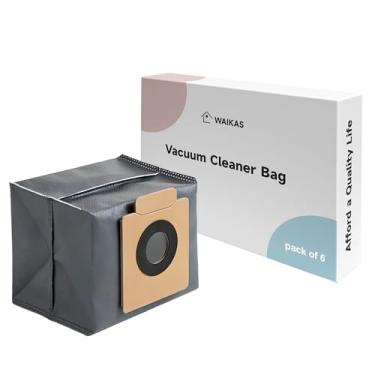 Imagem de WAIKAS Sacos de pó de substituição compatíveis com Eufy, pacote com 6, sacos de vácuo descartáveis compatíveis com X8 X8Pro/X10 X10Pro/Omni