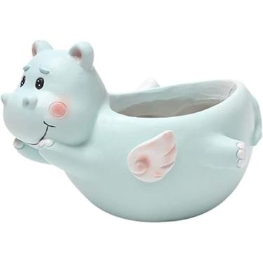 Imagem de Vasos de plantas de flores, suporte de flores, 1 peça de vaso decorativo para decoração de plantas, vasos de bonsai decorativos, mini recipientes de flores, cacto, suporte de animal, resina