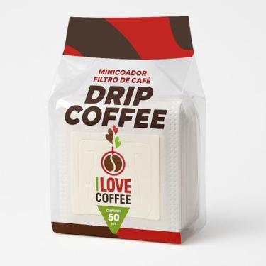 Imagem de Drip Coffee Mini Coador Filtro De Café ILoveCoffee - 500 unidades