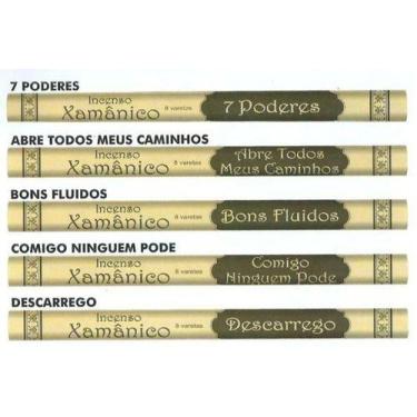 Imagem de Incenso Flute Xamânico 25 Rolinhos De 8 Varetas Cada Sortido, Sortido